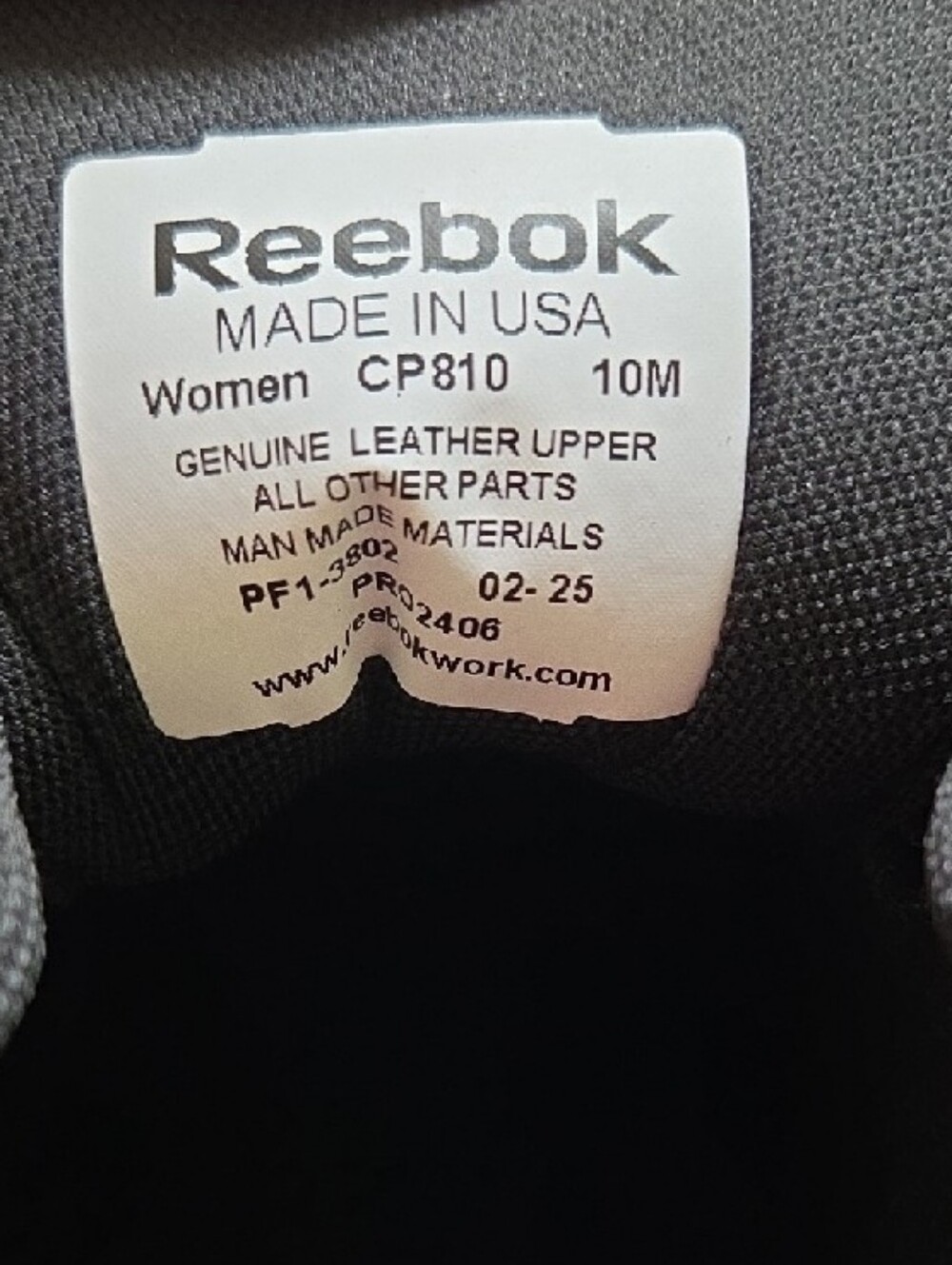 Reebok Duty/Uniform Work Sneakers Womens 10 Brand New - Picture 4 of 5